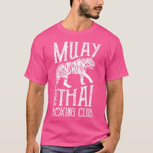 Muay Thai Tiger Mixed Martial Arts Training Street T-Shirt (Vorderseite)