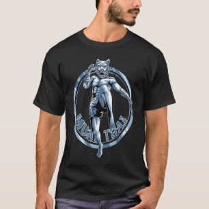 Muay Thai Tiger Nak Muay Kickboxing Geschenk T-Shirt