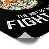 Muay Thai Tiger Thai Boxen Kickboxen  Poster (Ecke)