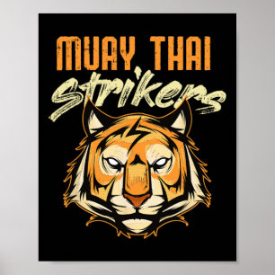 Muay Thai Tiger Thai Boxen Thailand Kickboxen _2 Poster