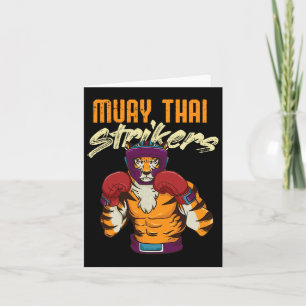 Muay Thai Tiger Thai Boxing Thailand Kickboxing 1 Karte