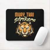 Muay Thai Tiger Thai Boxing Thailand Kickboxing Mousepad (Mit Mouse)