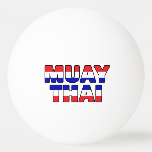 Muay Thai Tischtennisball (Vorderseite)