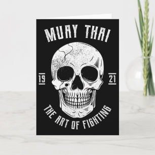 Muay Thai Totenkopf - Thai-Boxen und Kickboxen _1 Karte