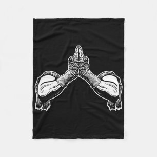 Muay Thai Traditionelle Woche Fleecedecke