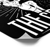 Muay-Thai-Training Fighter Kickboxen Anfänger Boxe Poster (Ecke)