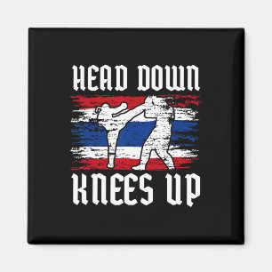 Muay Thai Training Kampfsport Kopf runter Knie hoc Magnet