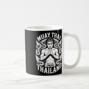 Muay Thai Training Kickboxen Thailand Vintage Tig Kaffeetasse