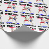 Muay Thai über alles Geschenkpapier (Ecke)