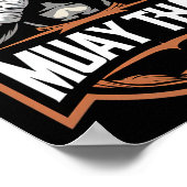 Muay Thai und Thai Boxkampf Poster (Ecke)