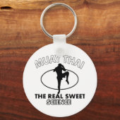 Muay Thai Vector Designs Schlüsselanhänger (Vorderseite)