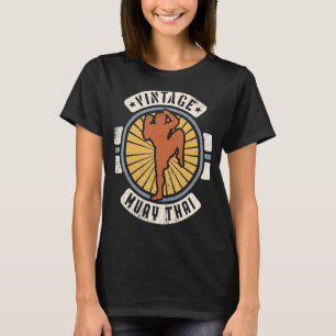 Muay Thai Vintag Classic Retro 60er 70er Sports T-Shirt
