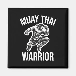 Muay Thai Warrior Boxing Kampfsport Arts Com Magnet