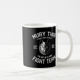 Muay Thai Wolf Fight Team - Nak Muay, Kickboxen G Kaffeetasse