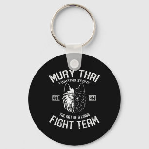 Muay Thai Wolf Fight Team - Nak Muay, Kickboxen G Schlüsselanhänger