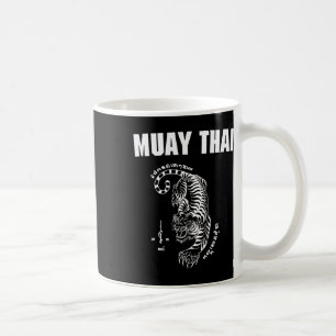 Muay Thailand Sak Yant Art Tattoo Tiger Kickboxen Kaffeetasse