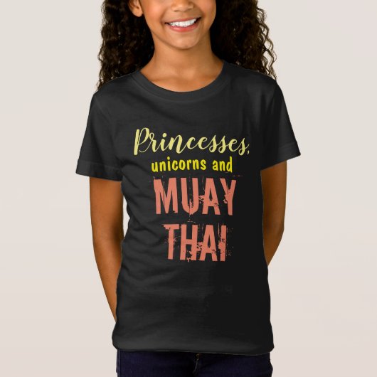 Muay thailändische Prinzessin T-Shirt (Vorderseite)