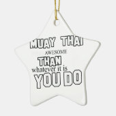 muay thailändischer Entwurf Keramikornament (Links)