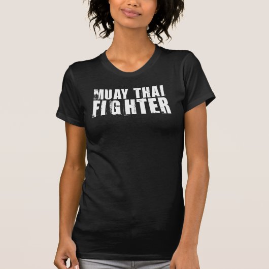 Muay thailändischer Kämpfer T-Shirt (Vorderseite)