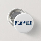 Muay thailändisches Logo Button (Vorne & Hinten)