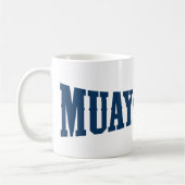 Muay thailändisches Logo Kaffeetasse (Links)