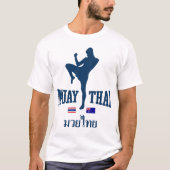 Muay thailändisches Thailand Australien T-Shirt (Vorderseite)