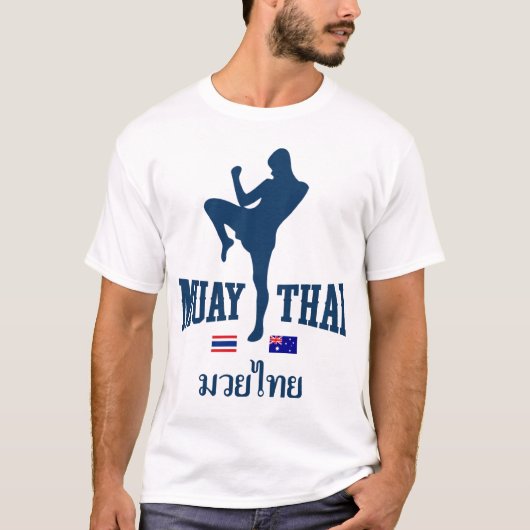 Muay thailändisches Thailand Australien T-Shirt (Vorderseite)