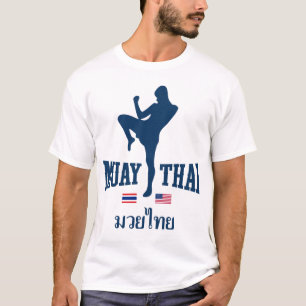 Muay thailändisches Thailand USA T-Shirt