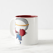 Muay thailändisches zweifarbige tasse (Vorderseite Links)