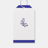 Mubarak Gift Tag Blue Geschenkanhänger (Vorderseite)