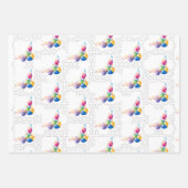 Mubarak-Raketen Geschenkpapier Set (Vorderseite 3)