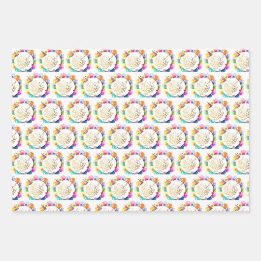 Mubarak-Raketen Geschenkpapier Set (Vorderseite 2)