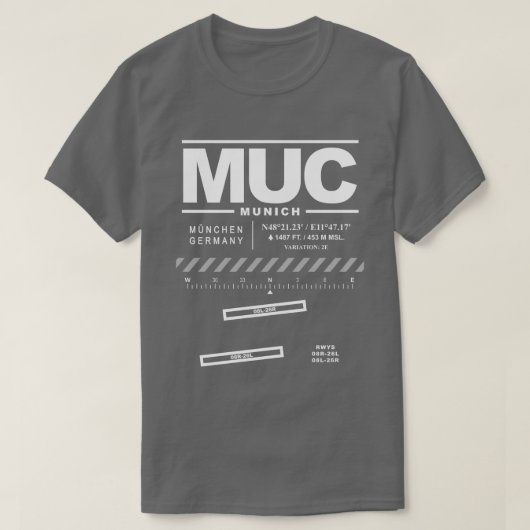 MUC T - Shirt München (Design vorne)