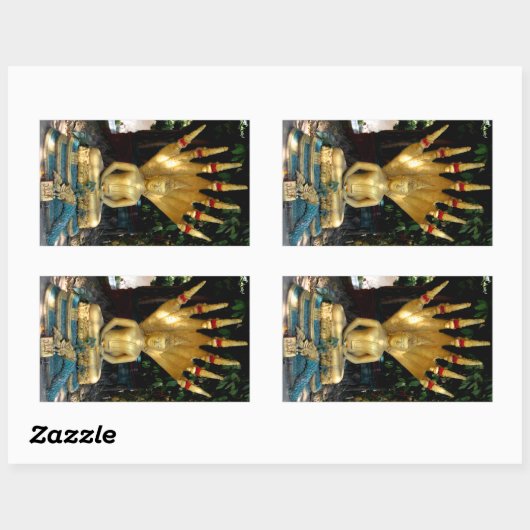 Mucalinda Rechteckiger Aufkleber (Blatt)