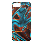 Much crooked red and sky burnt with grooves Case-Mate iPhone hülle (Rückseite)