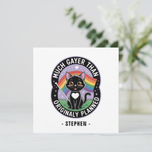 Much Gayer - Funny Niedlich Black Cat LGBTQ Prix