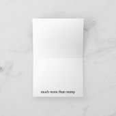 Much More Than Merry Feiertagskarte (Innenseite)