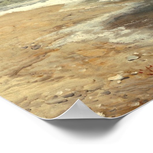 Much Resounding Sea - Thomas Moran Fine Art Poster (Ecke)