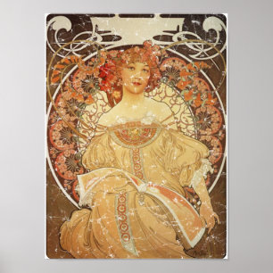 Mucha 2 - 1890 - Not leidendes Poster