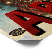 Mucha - Abadie Cigarettes Rolling Paper 1898 Poster (Ecke)