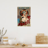 Mucha - Abadie Cigarettes Rolling Paper 1898 Poster (Küche)