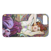 Mucha Amethyst Case-Mate iPhone Hülle (Rückseite (Horizontal))