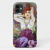 Mucha Amethyst Case-Mate iPhone Hülle (Rückseite)