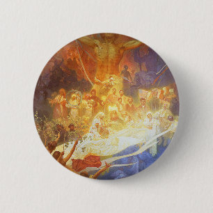 Mucha - Apotheose der Slawen Button