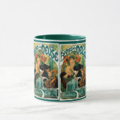 Mucha Art Nouveau: Bieres de la Meuse Tasse (Zentrum)