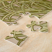 Mucha Art Nouveau Carnation Blume Puzzle (Seite)