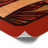 Mucha Art Nouveau Cycles Fahrradposter Poster (Ecke)