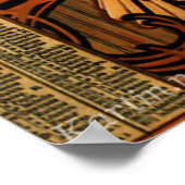 Mucha Art Nouveau Ladys Soap Poster (Ecke)