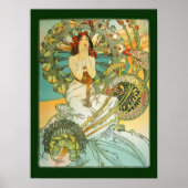 Mucha Art Nouveau Monte Carlo Poster (Vorne)