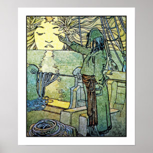 Mucha Art Nouveau Poster: Sun Goddess Poster